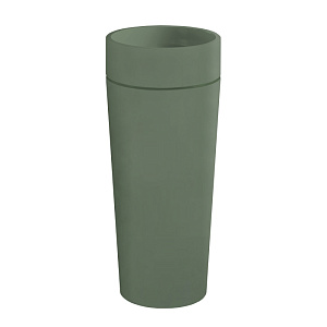 Kerasan Oke Раковина напольная, слив в пол, цвет: verde matte