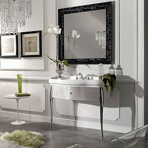 Kerasan Retro Комплект мебели 100см с раковиной с 1 отв под смеситель, подвесная, цвет: белый / хром