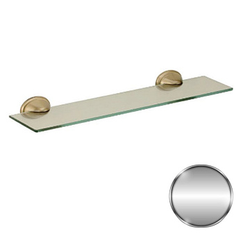 Daniel Revival Acc.B. Полка под зеркало, 60 см., стекло, подвесной, цвет: хром