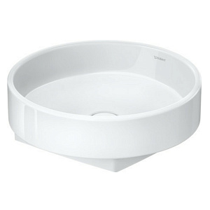 Duravit Balcoon Раковина 45см., накладная, без отв., круглая, без перелива, DuraShield, цвет: белый матовый