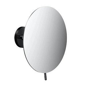 EMCO Pure Зеркало косметическое, Ø190мм, одинарный, 3x кратное увеличение, подвесной, цвет: черный
