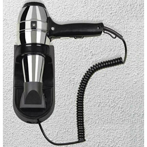 Colombo Hotel Collection Фен настенный 1300W, цвет: черный