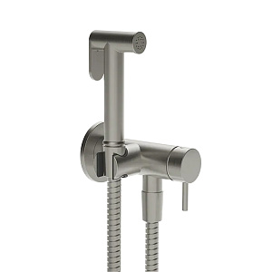 Gessi Cono GESSI TOTAL LOOK Гигиенический душ с наст. держ. со смесителем,с подводом воды и шлангом 1250 мм., цвет: Chrome Br.