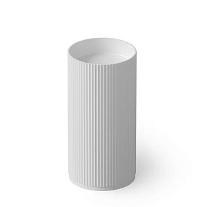 Dea Design Pedestal Basin Раковина 45х45х90см., напольная, без отв., Solid Surface, цвет: White №18