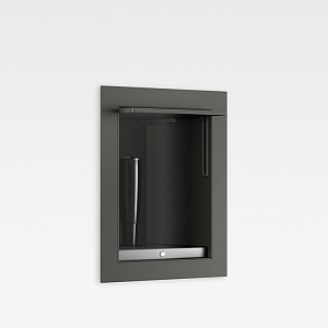 Armani Roca Island Комплект: Гигиенический выдвижной душ встроенный в шкафчик, шланг 1.8 м, цвет: черный