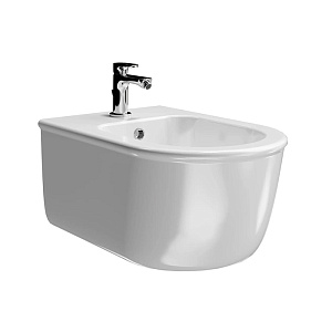 Kerama Marazzi Elegance Биде подвесное 53x35см, с 1 отв., цвет: белый глянцевый