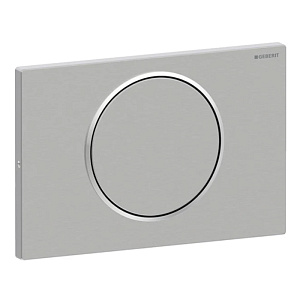 Geberit Sigma10 Клавиша для унитаза, смыв/стоп, цвет: хром глянцевый