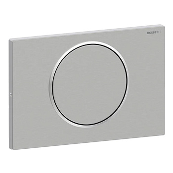 Geberit Sigma10 Клавиша для унитаза, смыв/стоп, цвет: хром глянцевый