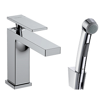 Hansgrohe Tecturis E Смеситель для раковины, на 1 отв., с ручной лейкой, цвет: хром